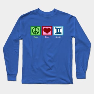 Peace Love Gemini Long Sleeve T-Shirt